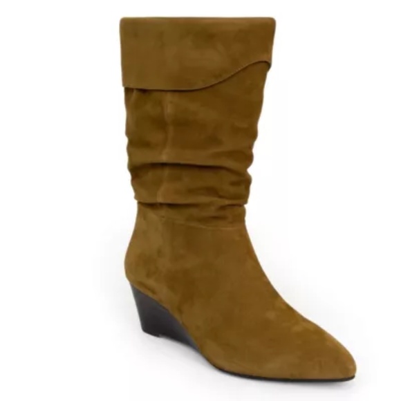 Aerosoles Carmela Boot Tabacco suede size 7 - Picture 1 of 9